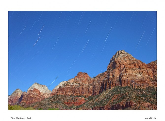 星空下的美利坚之锡安、羚羊谷、大峡谷国家公
