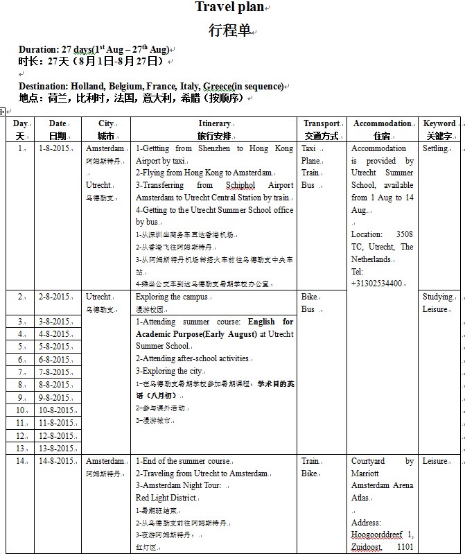 广州中智荷兰签-7月高峰-短期学生申根签-2日