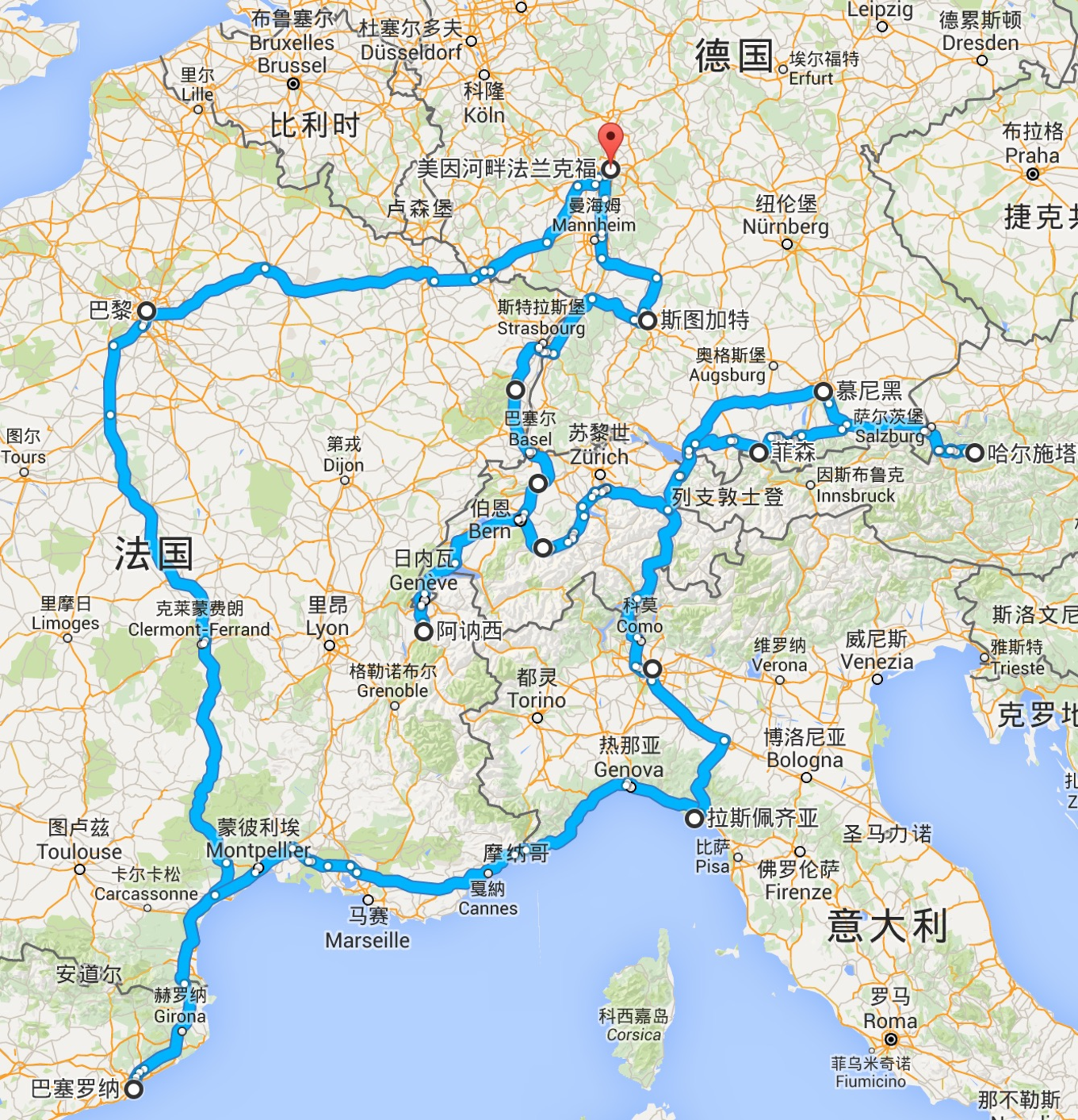 签证、租车、酒店
