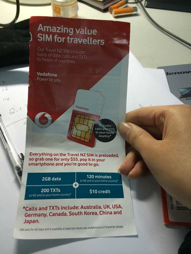 新西兰IPHONE上网电话卡转让~ - 新西兰\/南太