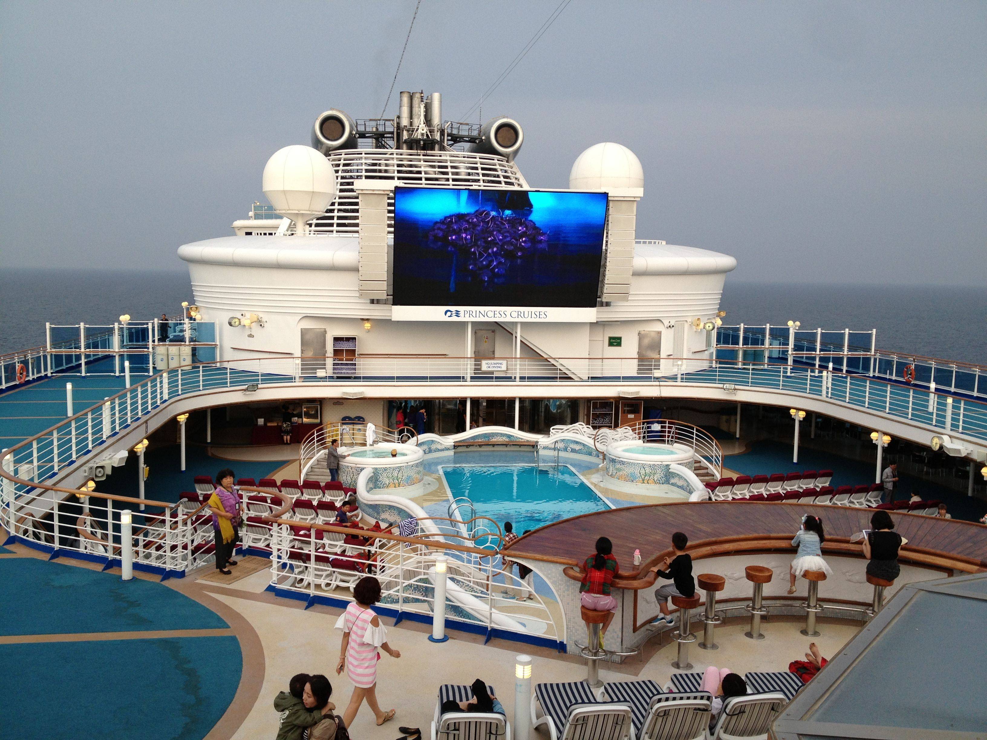 蓝宝石公主号6.4韩国航线归来~~上邮轮游记兼