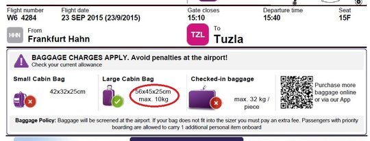 wizz air登机箱限重? - 穷游旅行问答