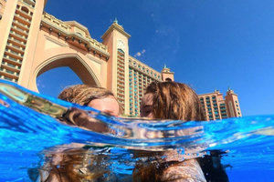 亚特兰蒂斯水上冒险乐园-大门票+失落空间水族馆]迪拜旅游亚特水世界门票水族馆