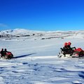 冰岛 米达尔斯冰原雪地摩托骑行+南岸瀑布一日游（雪地摩托体验+停留于两大瀑布+雷克雅未克酒店接送）