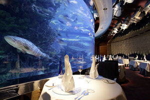 阿联酋迪拜帆船酒店 AL MAHARA浪漫海底餐厅/天空餐厅/JUNSUI餐厅任选 （网红打卡+奢华高逼格）