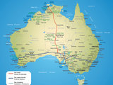 在澳大利亚地图上画个十字——10310公里火车穿越澳洲内陆