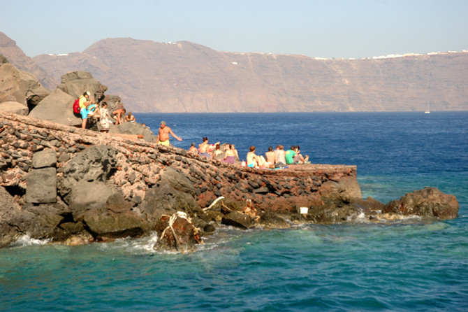 圣托里尼潜水旅游图片 圣托里尼潜水旅游景点
