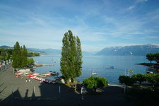 瑞士莱蒙湖畔的风情小镇