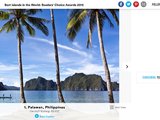 菲律宾巴拉望被评为世界最佳旅游岛屿