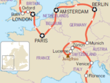 Startrails-第一次独游欧洲6国（法德捷瑞意梵） 更新中