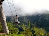 厄瓜多爾- 超刺激版懸涯盪鞦韆&泡溫泉 - 超美風景照！