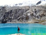 Perú-Huaraz Laguna 69 藍到不可思議的高山湖