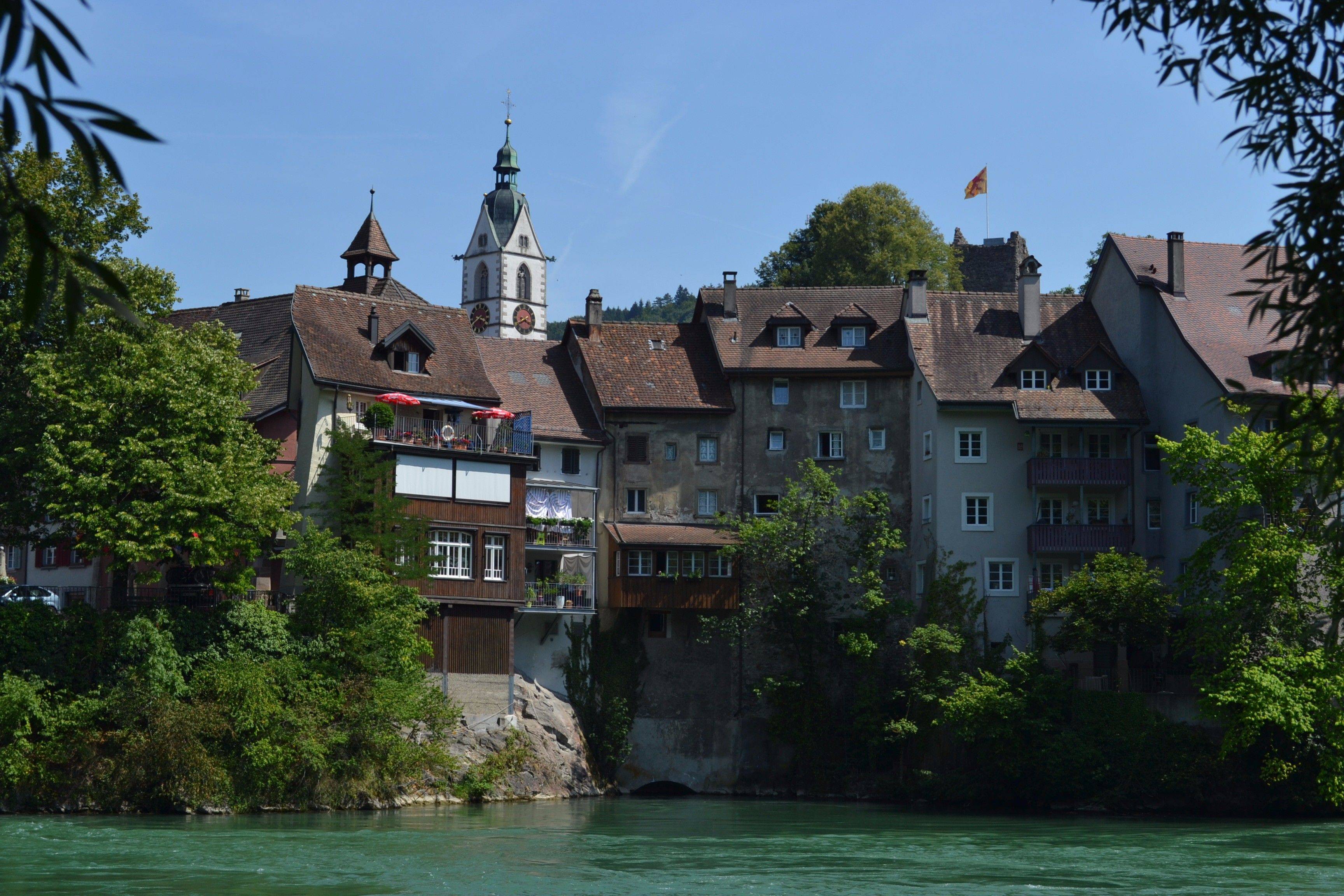"天马行空看世界,走马观花逛瑞士"阿尔高州之劳芬堡laufenburg篇