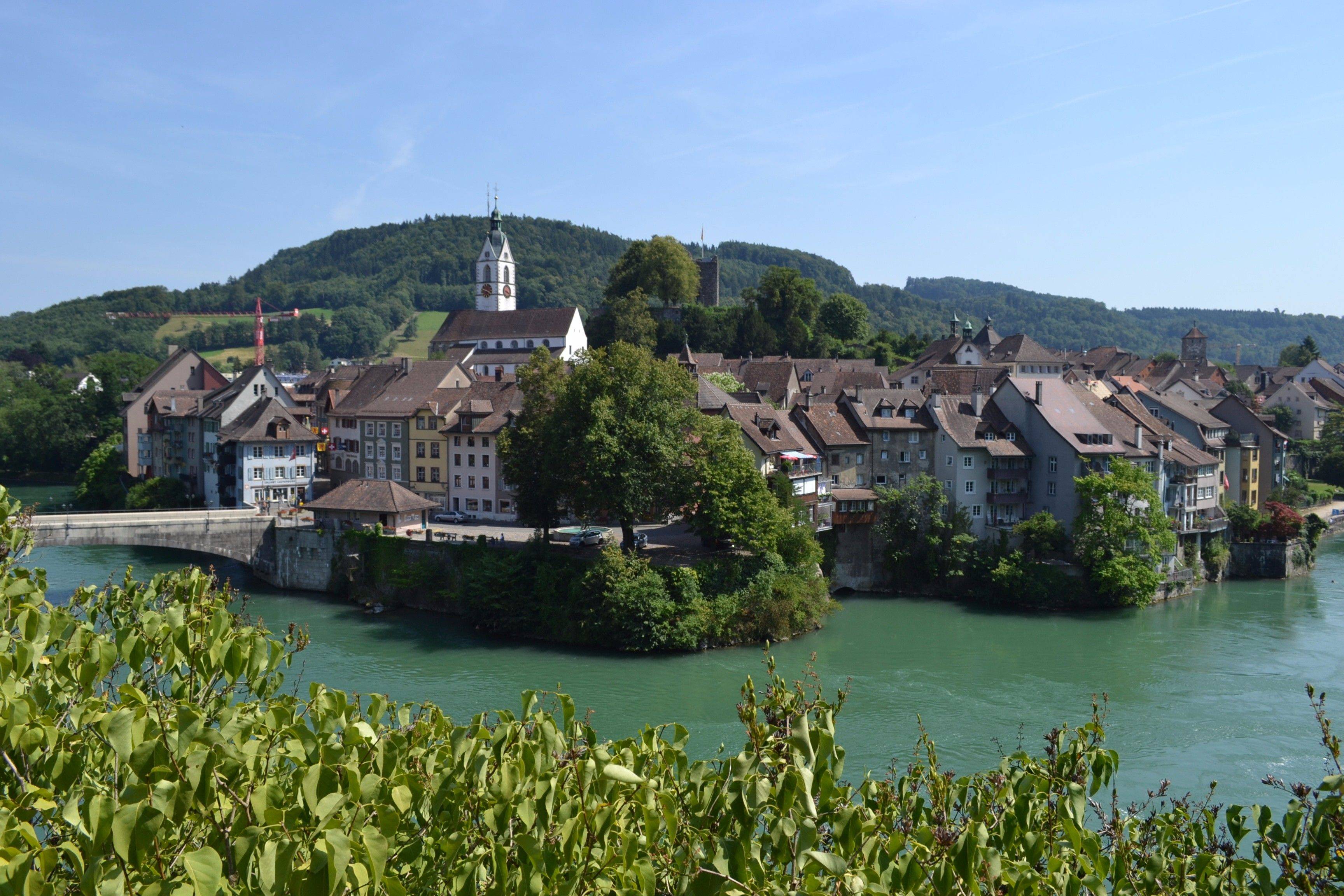 "天马行空看世界,走马观花逛瑞士"阿尔高州之劳芬堡laufenburg篇