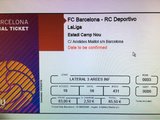 亏本转让诺坎普主场球票，2016/17赛季10月16日巴塞罗那VS拉科卢尼亚