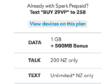 新西兰Spark电话卡转让 到1月底 可充值