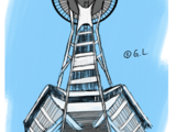 ［大G小世界］西雅图的地标 - Space Needle (太空针)