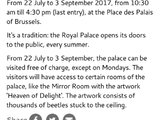 比利时皇宫开放参观