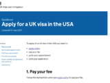 美国(H1B)申请英国旅游签证