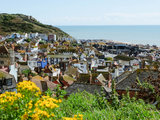 英伦小镇一日游记：在Hastings的山坡上吹海风