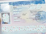 塔吉克斯坦贴纸签证办理