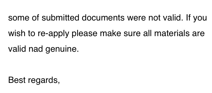 捷克签证被拒 查找原因二签