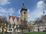 布拉格（17）市政厅、查理广场、高堡那边的老教堂