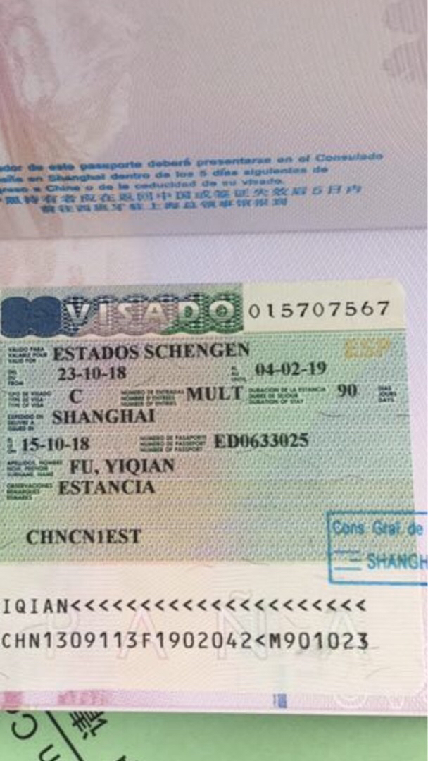 西班牙探亲签证拒签&二签成功