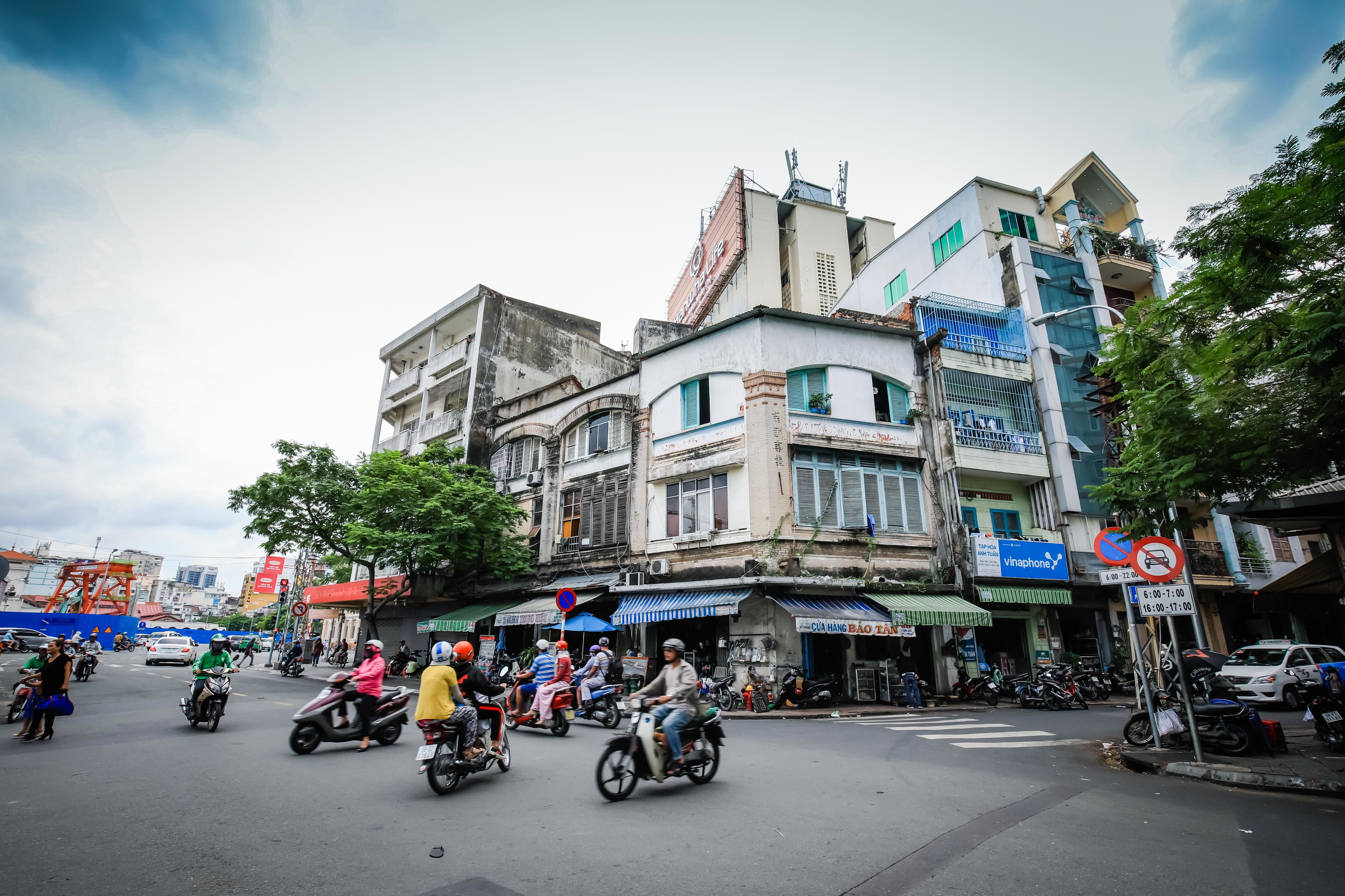 越南胡志明市街景图片