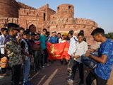在阿格拉堡带着一群印度孩子学驴叫 - 我的印度之行太逗逼！
