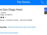 转房 1月12日-15日在圣迭戈，我在omni San Diego hotel