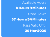 出售intercity flexi巴士票 剩余8小时 到2020年3月20日