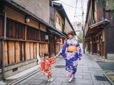 #奈良喂鹿、京都体验和服、大阪海游馆#陪小语BB看世界之第二站：日本关西亲子游