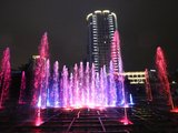 宁波太阳广场水秀——光下绽放的水花