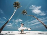 马尔代夫拍出热带风电影感婚纱大片