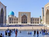 乌兹别克(11)雷吉斯坦广场、撒马尔罕之心