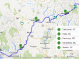 加拿大洛基山（班芙）6天自驾游（2013年8月，含景点具体导航位置）