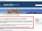 关于外国驾驶证在澳洲使用政策的官方说明