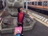 14年7月母女（8岁）日本轻奢游6-京都到富士山，写汉字问路换车6次