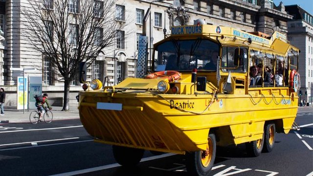 伦敦鸭子水陆观光巴士游览线路攻略_伦敦鸭子