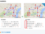 行程助手优化游玩路线时能否统一下景点标号？