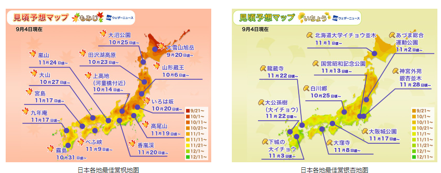 日本2019关西京都红叶季节时间 穷游问答