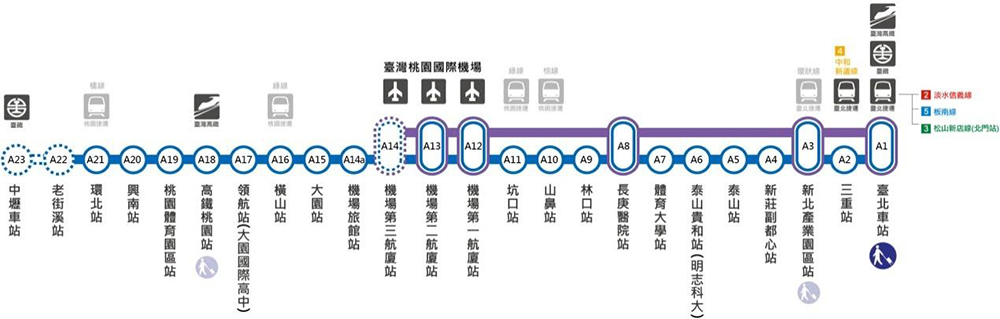 桃园机场有捷运到桃园高铁站么 穷游问答