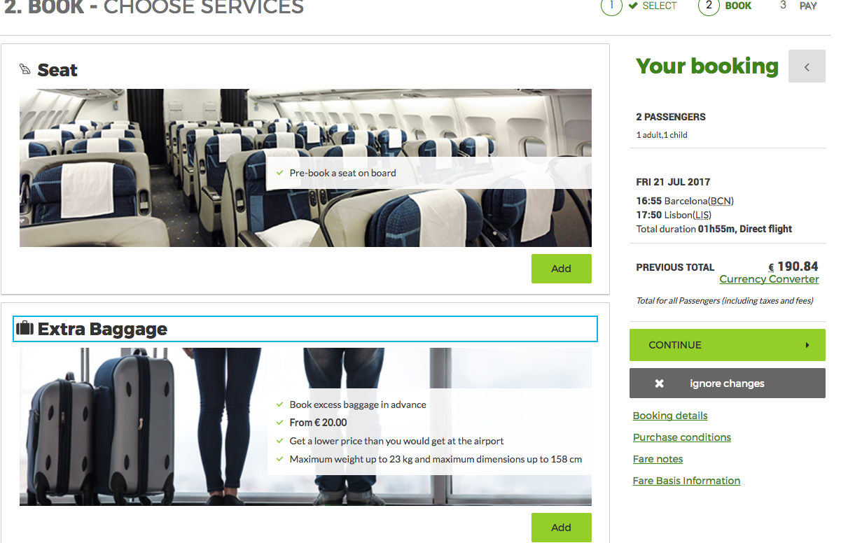 葡萄牙航空官网买行李 - 穷游问答
