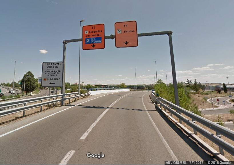 请教马德里机场hertz还车具体地点