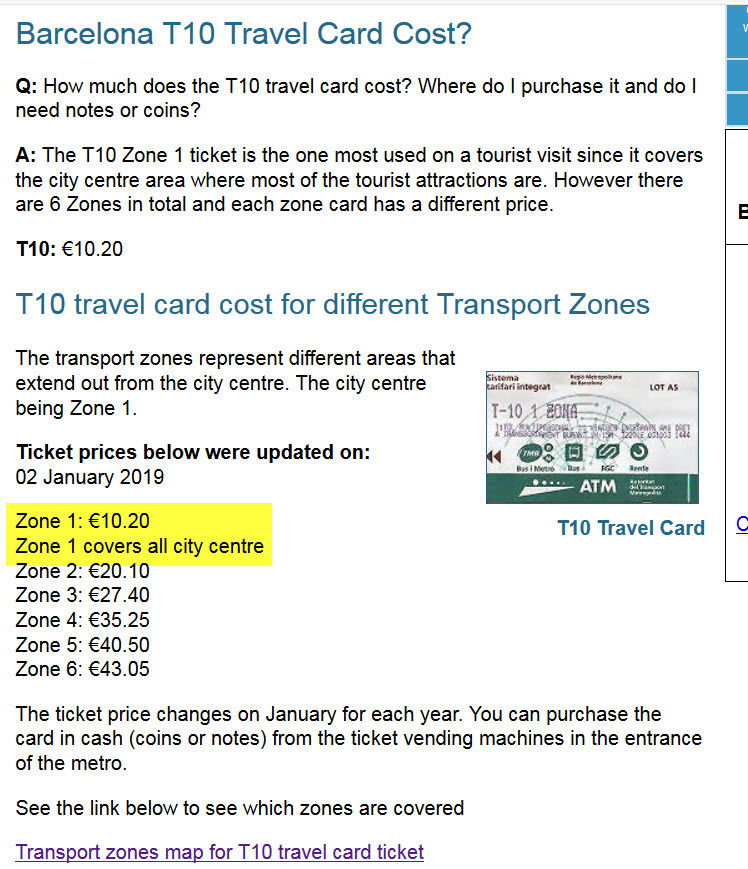 巴塞罗那T10的范围。