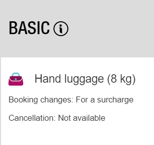 eurowings luggage size