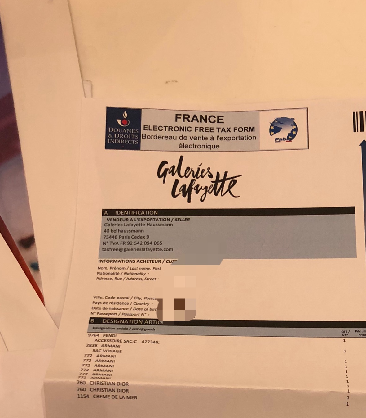 法国老佛爷是哪家退税公司?