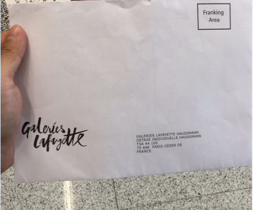 国内邮寄巴黎老佛爷退税单,地址如何填? - 穷游