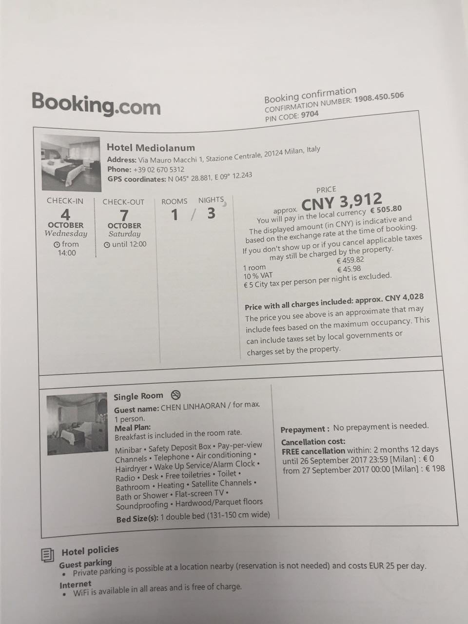 今天拿到签证了被拒签了一共两条理由附上新的